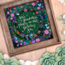 Grandmother’s Prayer Quote Floral Pretty Inspiring Poster