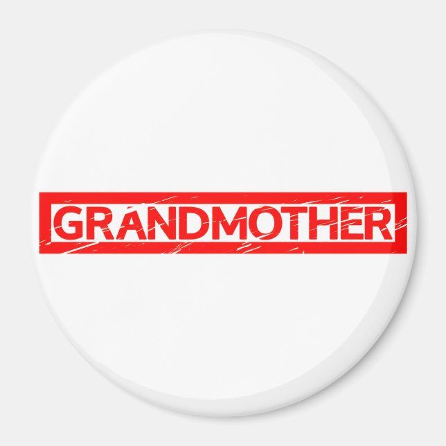 Grandmother Stamp Magnet (Front)