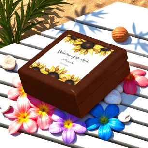 Grandmother Sunflower Wedding Gift Box