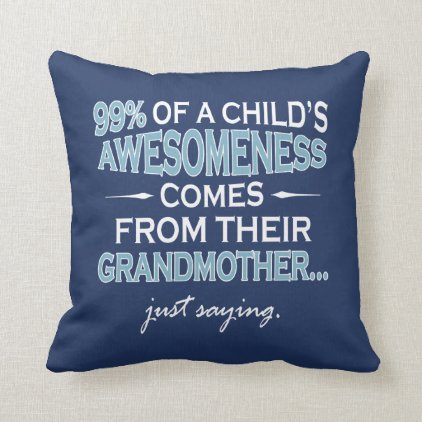 GRANDMOTHER THROW PILLOW