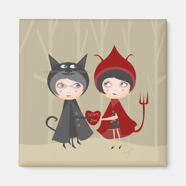 Grandmother Valentine Magnet (Front)