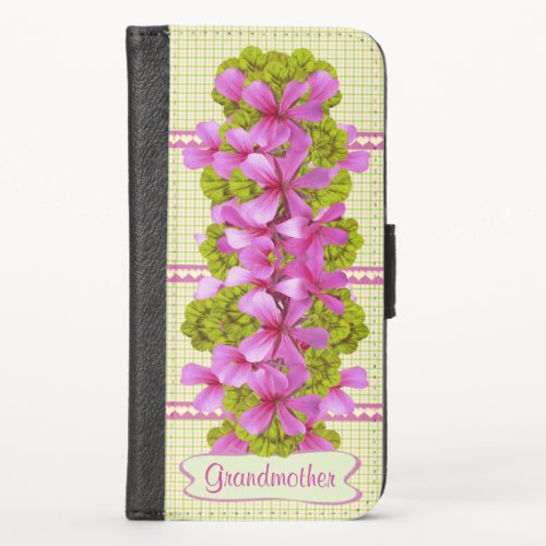 Grandmothers Love Garden iPhone X Wallet Case