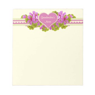 Grandmother's Love Notes Pink Hearts
