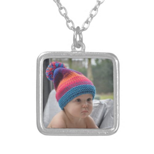 Grandmothers pictures silver plated necklace