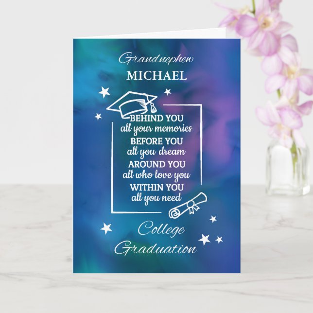 what to write in a college grad card Examples College Graduation Card