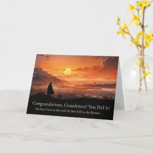 Grandniece Great Niece Congratulations Graduation Card