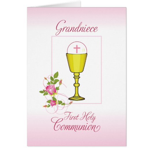 Grandniece Pink First Holy Communion, Chalice (Front)