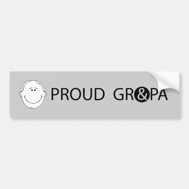 GRANDPA1_BUMPER(color) Bumper Sticker (Front)