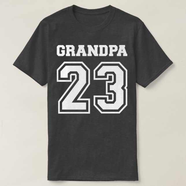 Grandpa 2023 for pregnancy announcement T-Shirt (Design Front)