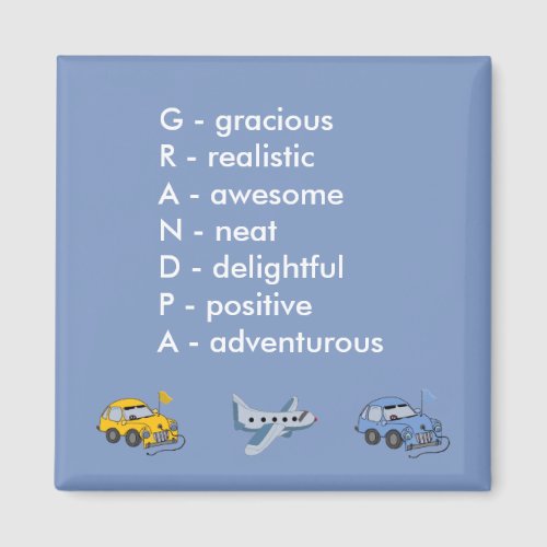 Grandpa Acrostic Magnet