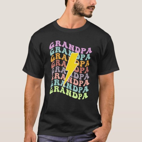 Grandpa Aesthetic Preppy For Grandparent Day T_Shirt