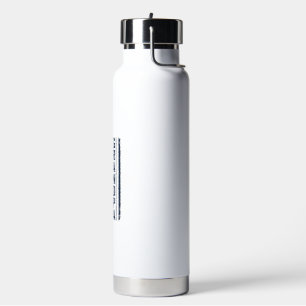 Grandpa American Flag Distressed Patriotic Design_ Water Bottle