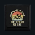 Grandpa and Grandson Best Friends for Life Funny G Gift Box<br><div class="desc">Grandpa and Grandson Best Friends for Life Funny Grandpa</div>