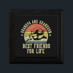 Grandpa and Grandson Best Friends for Life Funny G Gift Box<br><div class="desc">Grandpa and Grandson Best Friends for Life Funny Grandpa</div>