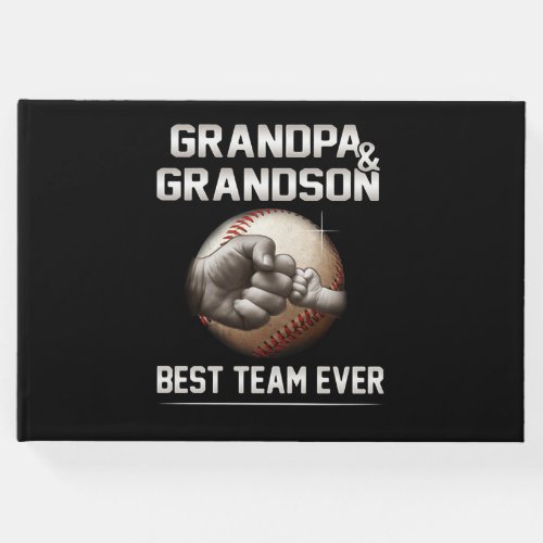 Grandpa And Grandson Best Team Ever Guest Book