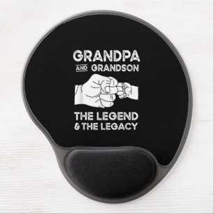 Grandpa And Grandson The Legend And The Legacy Gel Mouse Pad