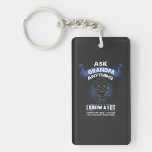 Grandpa - Ask Grandpa Anything Keychain