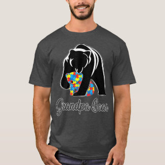 Grandpa Bear Autism Awareness Autism Premium968  T-Shirt