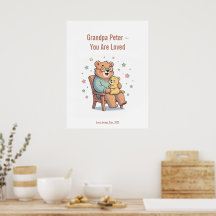 Grandpa Bear Greeting Card