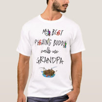 Grandpa's Fishing Buddy Shirt Bella + Canvas Unisex Full Zip Hoodie