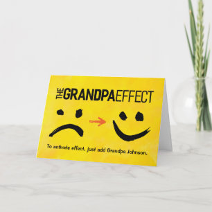 Grandpa Birthday, The Grandpa Effect Card