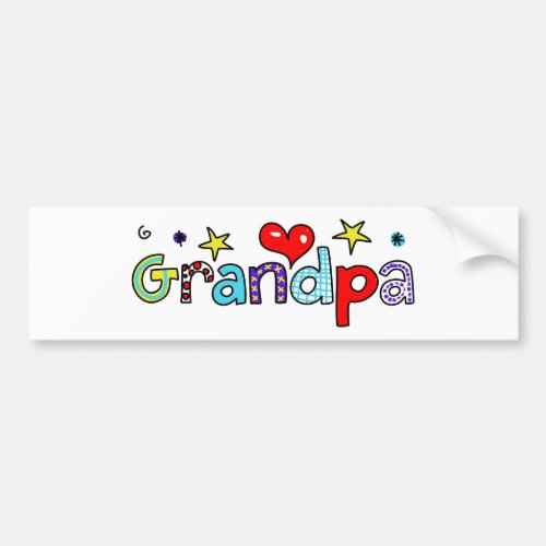 Grandpa Bumper Sticker