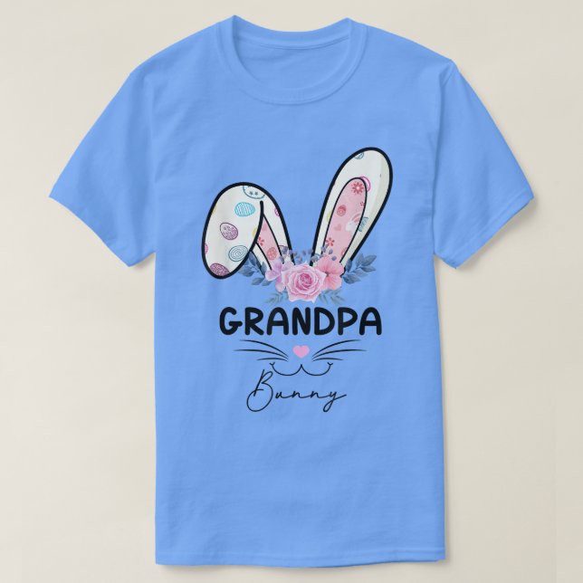 Grandpa Bunny Easter Eggs Happy Easter Day Women  T-Shirt (Design Front)