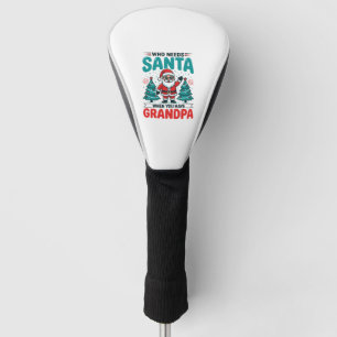Grandpa Christmas Santa Family Golf Head Cover