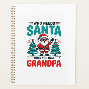 Grandpa Christmas Santa Family Planner