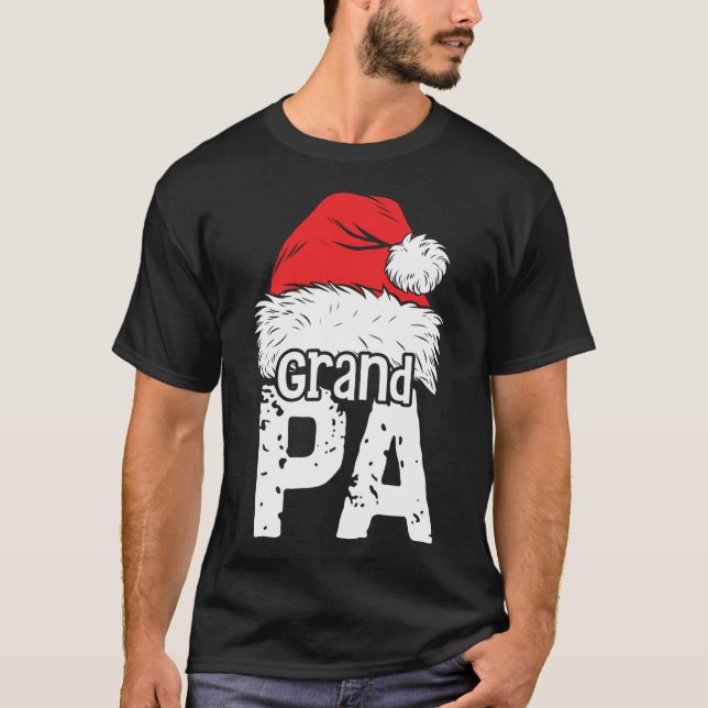 Grandpa Christmas Santa T Shirt Family Matching 	s (Front)