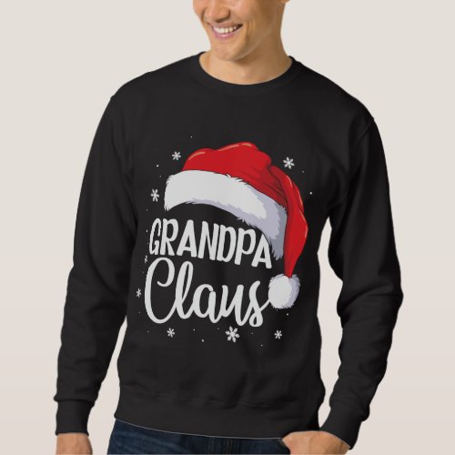 Grandpa Claus Christmas Family Matching Pajama San Sweatshirt