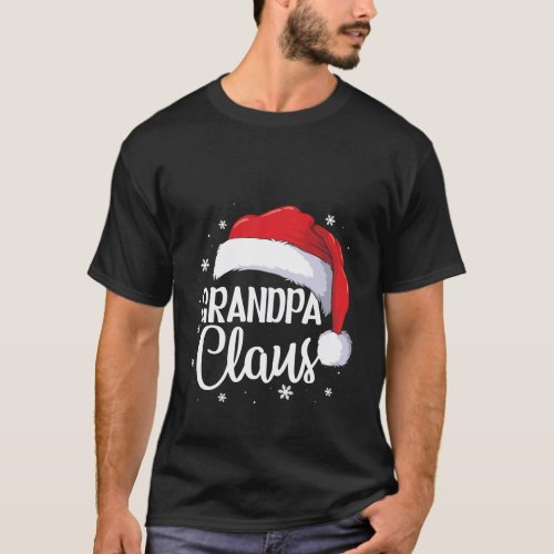 Grandpa Claus Christmas Family Matching Pajama San T_Shirt