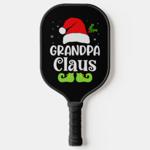 Grandpa Claus Christmas Santa    Pickleball Paddle