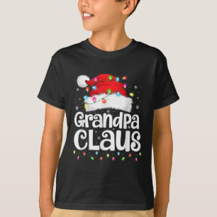 Grandpa Claus Matching Family Christmas Funny Xmas T-Shirt