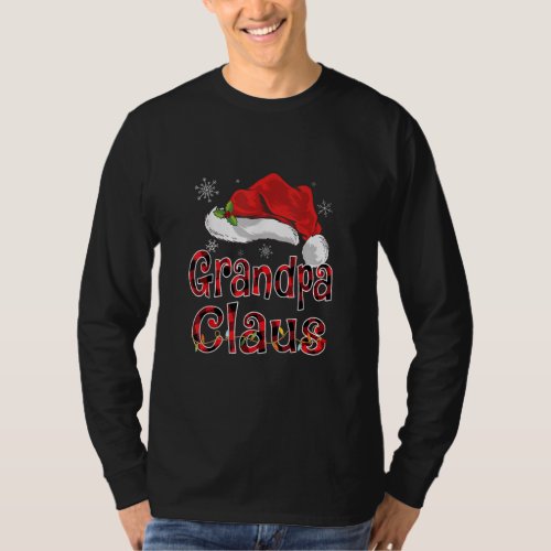 Grandpa Claus Shirt Christmas Lights Pajama Family