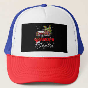 Grandpa Claus Truck Santa Christmas Family Santa M Trucker Hat