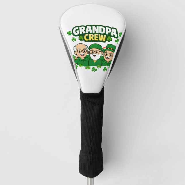 Grandpa Crew Golf Head Cover (Front)