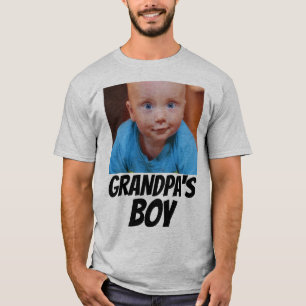 GRANDPA CUSTOM T-SHIRTS - ADD GRANDCHILD'S PHOTO