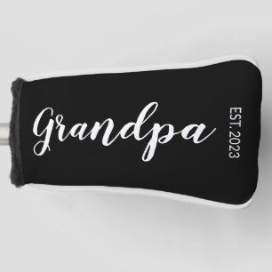 Grandpa Customizable Established Year Golf Head Cover