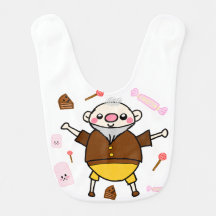 Grandpa Daddy: The Magic Candy Guardian - Baby Bib