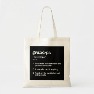 GrandPa Definition - Dictionary Meaning Tote Bag