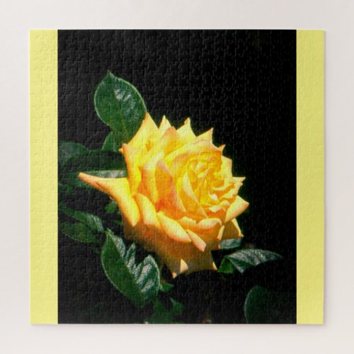 Grandpa Dickson yellow rose Jigsaw Puzzle