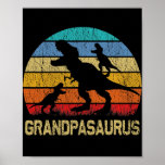 Grandpa Dinosaur T Rex Grandpasaurus 2 kids Poster<br><div class="desc">Grandpa Dinosaur T Rex Grandpasaurus 2 kids Family Matching Gift. Perfect gift for your dad,  mom,  papa,  men,  women,  friend and family members on Thanksgiving Day,  Christmas Day,  Mothers Day,  Fathers Day,  4th of July,  1776 Independent day,  Veterans Day,  Halloween Day,  Patrick's Day</div>