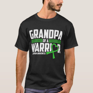 Grandpa Dwarfism Awareness Green Ribbon Little Peo T-Shirt