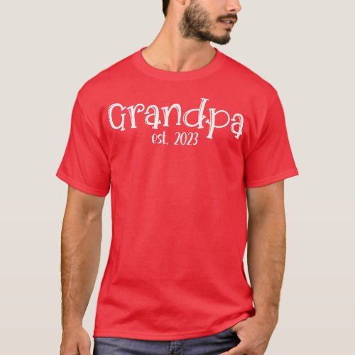 Grandpa Est 2023 T_Shirt