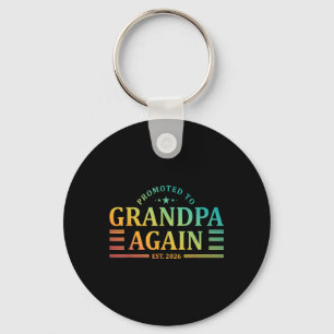 Grandpa Est 2026 First 1st Time Grandpa New Grandf Keychain