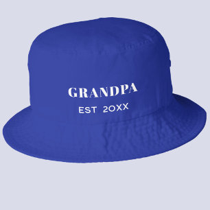 Grandpa Est 20XX Date Year Bucket Hat