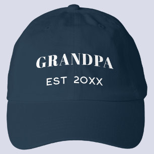 Grandpa Est 20XX Date Year Hat