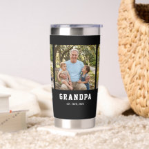 Grandpa Established Bold Modern Black 3 Photo