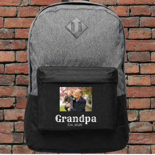 Grandpa established est. custom year port authority® backpack